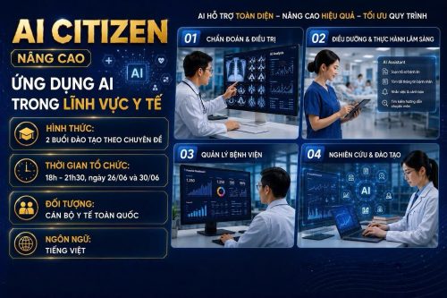 KHOÁ HỌC AI CITIZEN NÂNG CAO – ỨNG DỤNG AI TRONG Y TẾ – KHOÁ 3