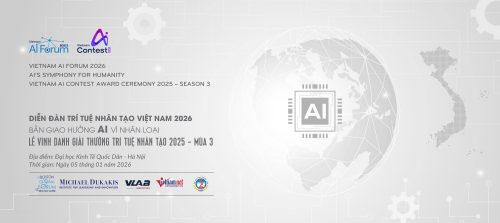 Diễn đàn Trí tuệ Nhân tạo Việt Nam 2026 – Lễ Vinh Danh Giải Thưởng AI 2025