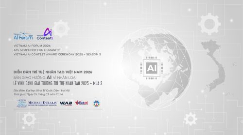 Diễn đàn Trí tuệ Nhân tạo Việt Nam 2026 – Lễ Vinh Danh Giải Thưởng AI 2025
